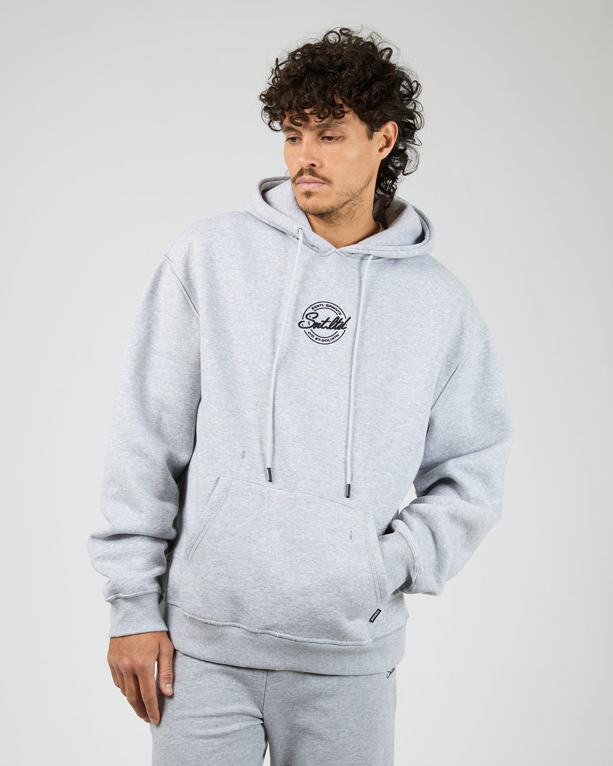 Radio Hoodie Grey Marle