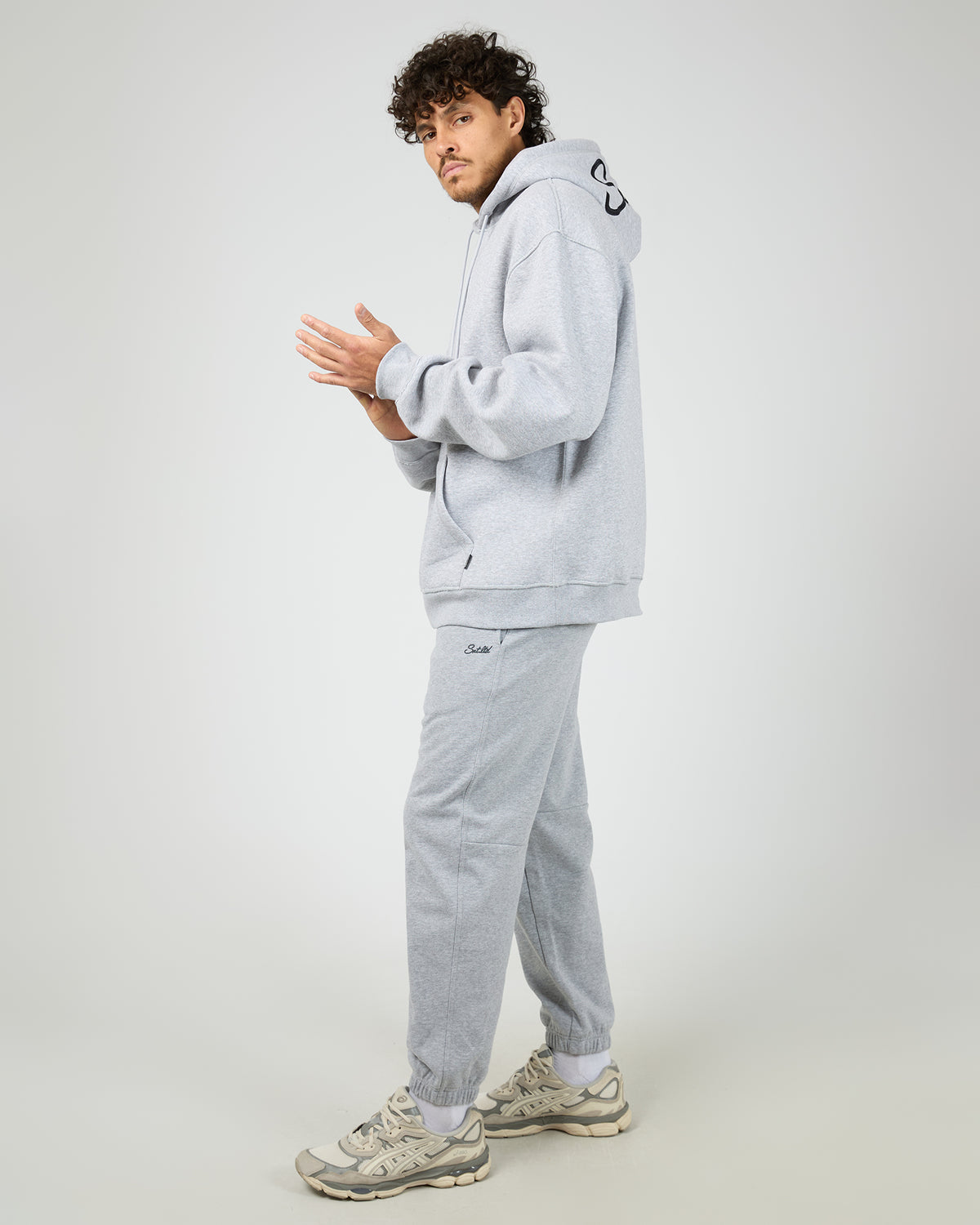 Radio Hoodie Grey Marle
