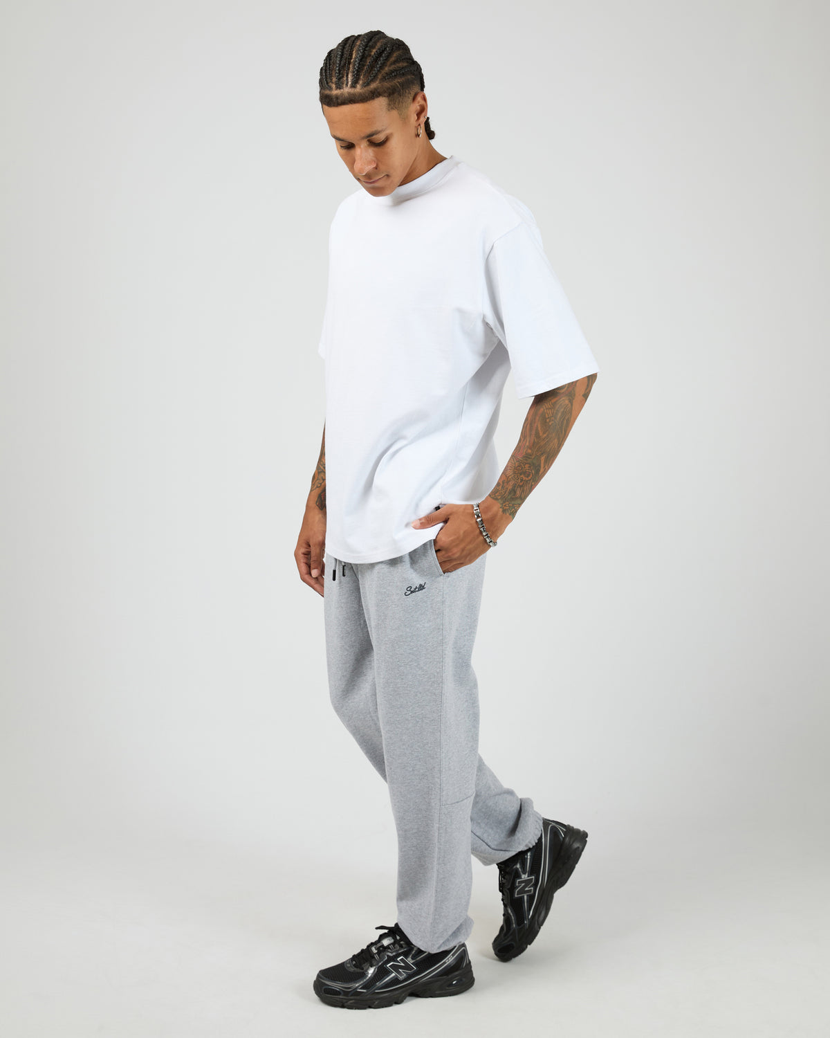 Radio Sweatpant Grey Marle