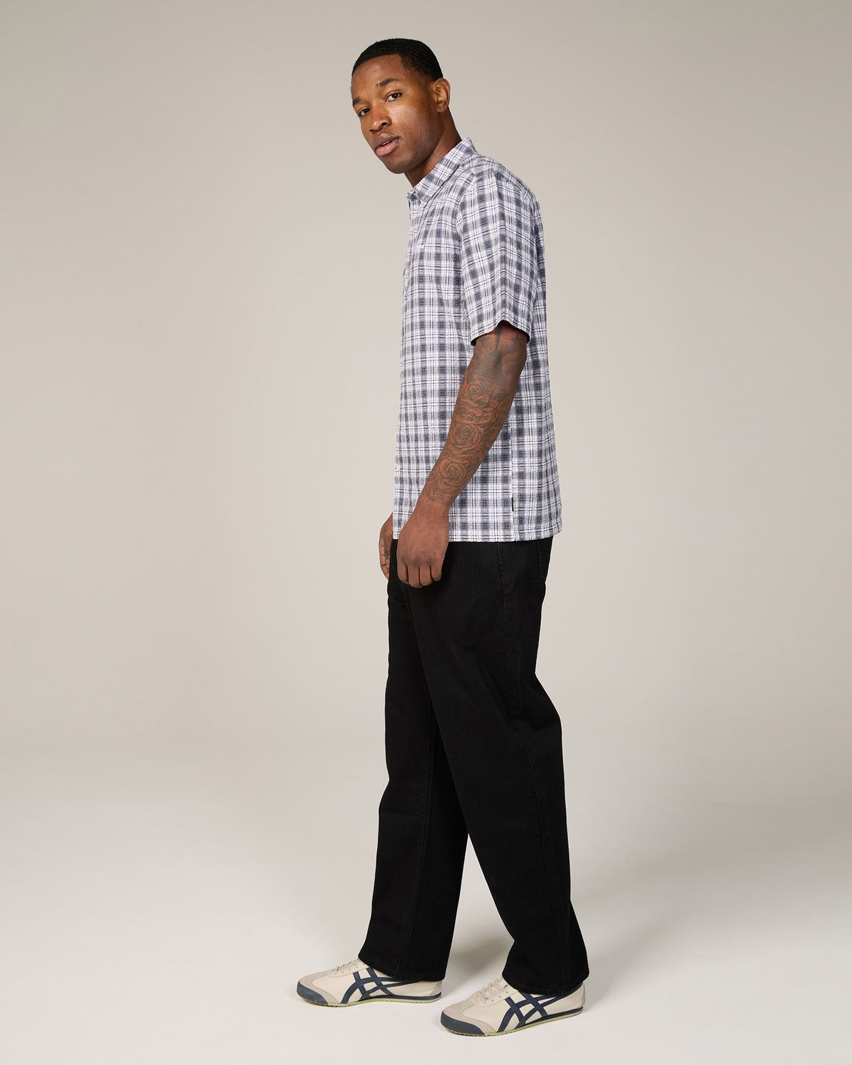 Villa Short Sleeve Shirt Navy