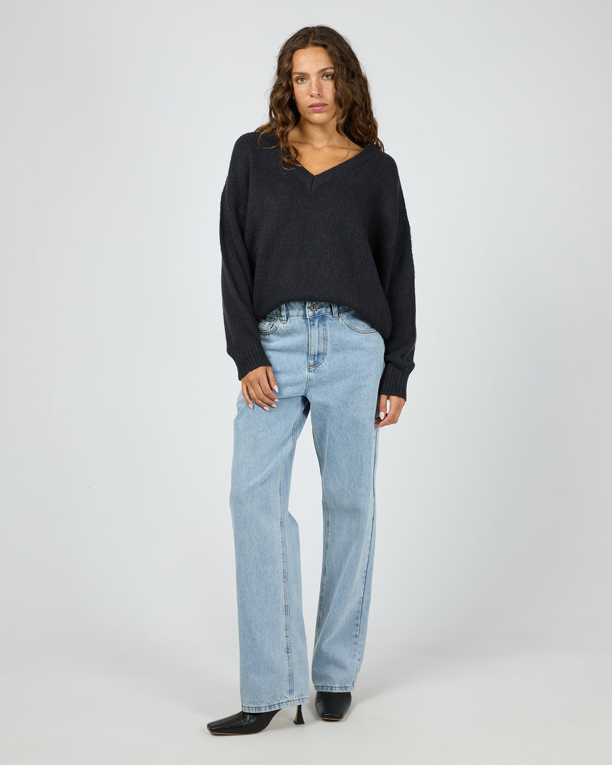 Elias Chunky Knit Jumper Navy