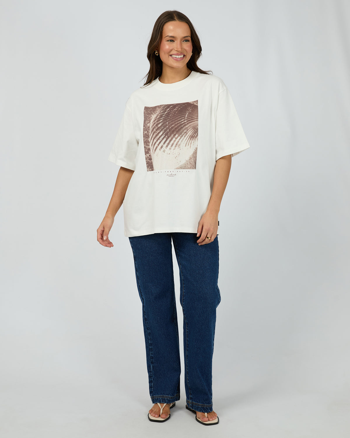 Sea Shells Tee Vintage White