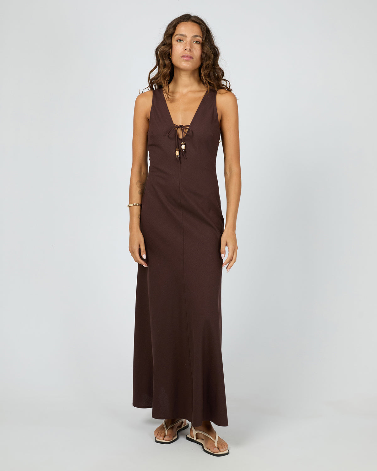 Lenni Maxi Dress Chocolate