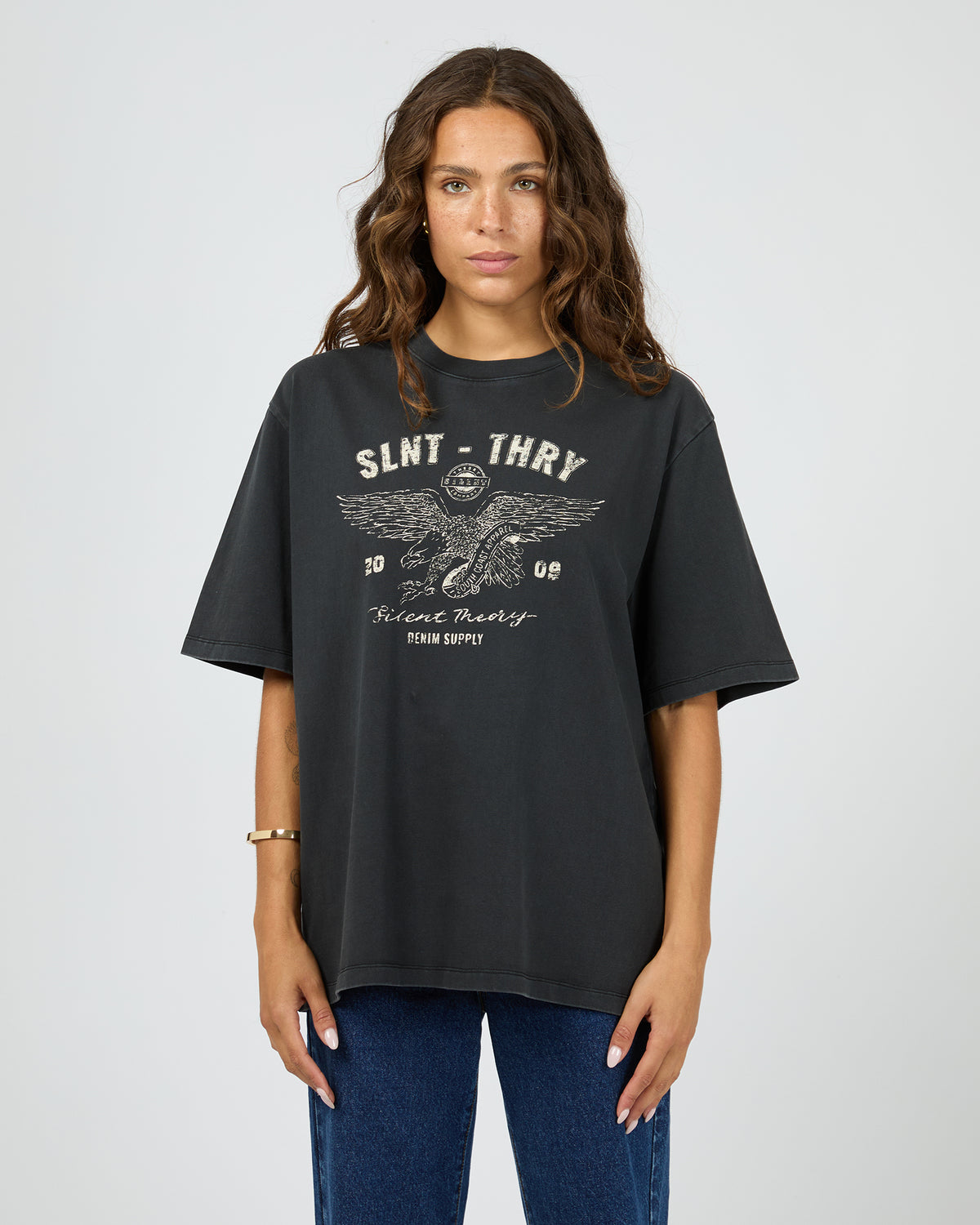 With Reason Tee Washed Black