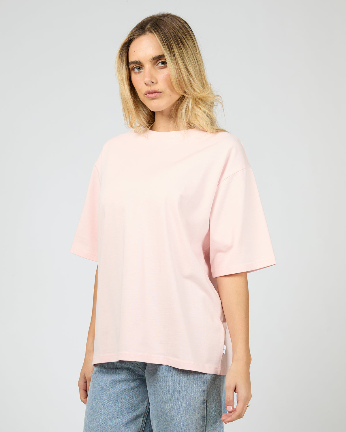 Core Oversized Tee Blush