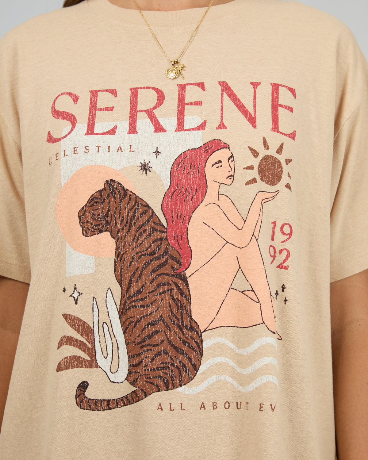 Serene Oversized Tee Oat