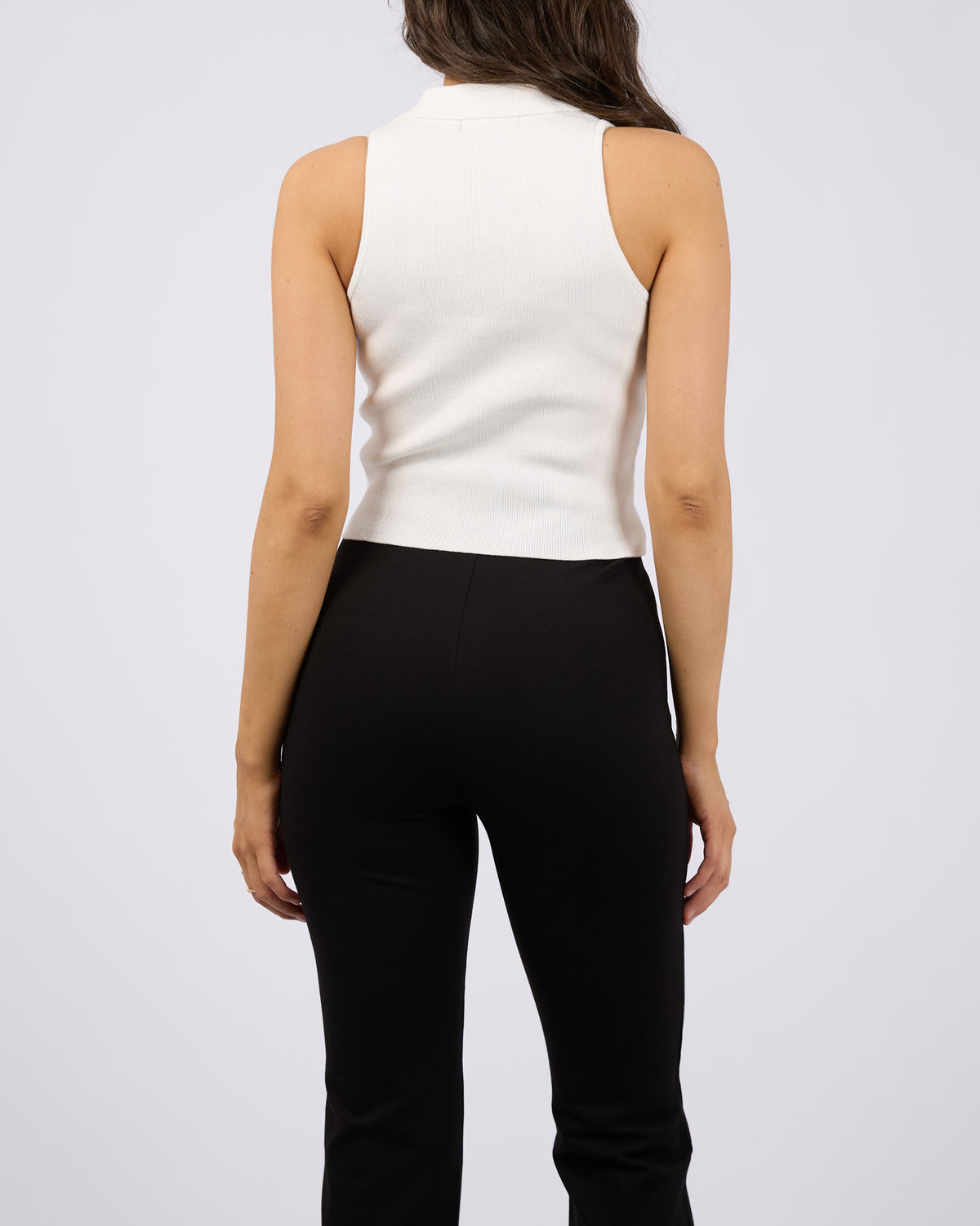 Carrie Knit Top Vintage White