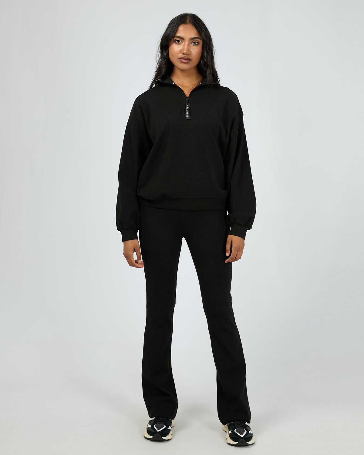 Balance 1/4 Zip Black