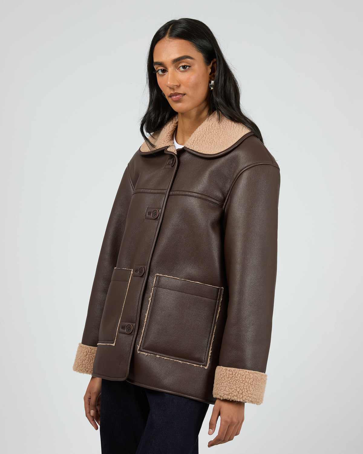 Hendrix Coat Brown