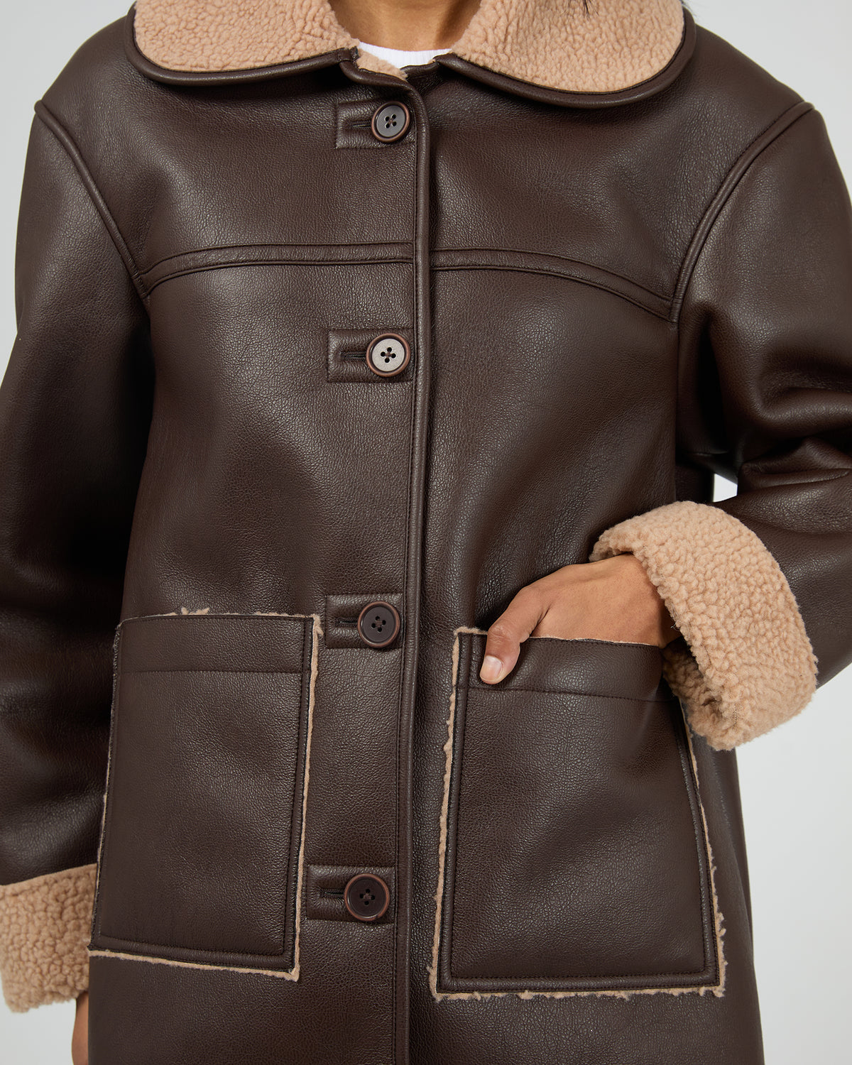 Hendrix Coat Brown