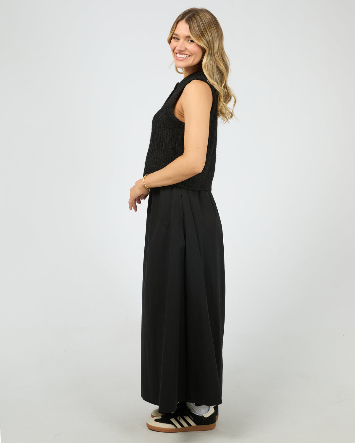 Cleo Maxi Skirt Black