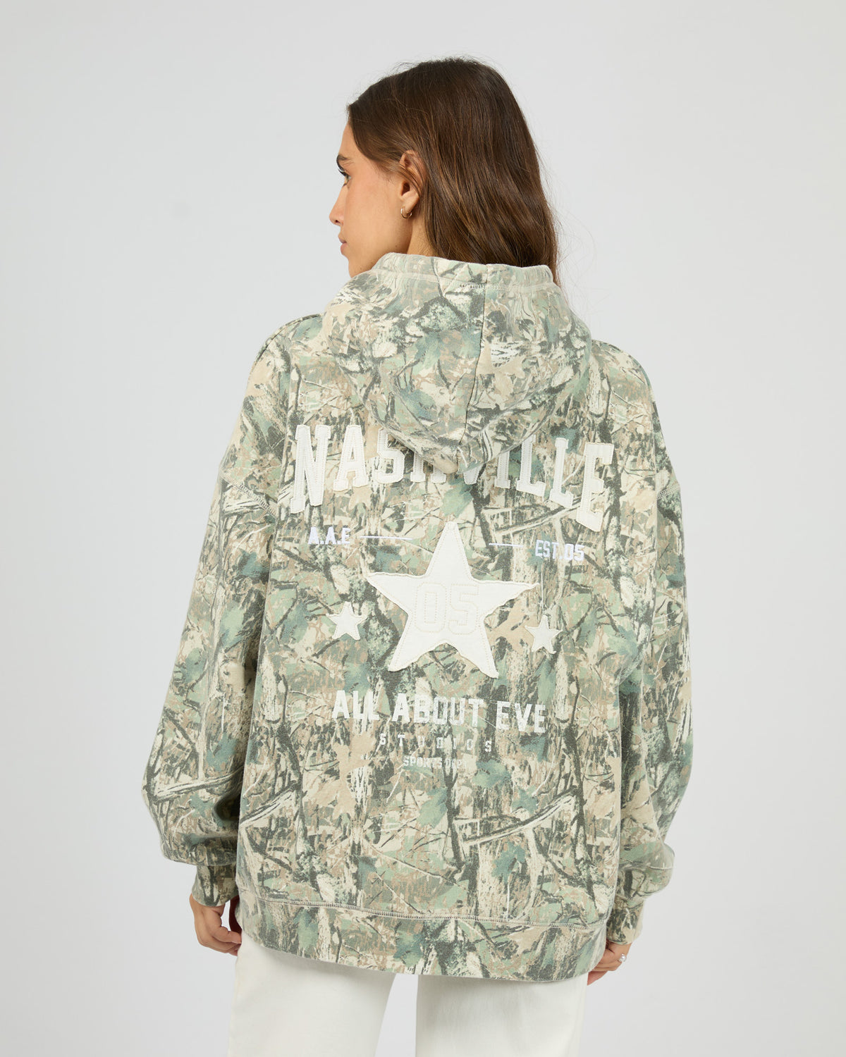 Woodlands Relaxed Hoodie Print