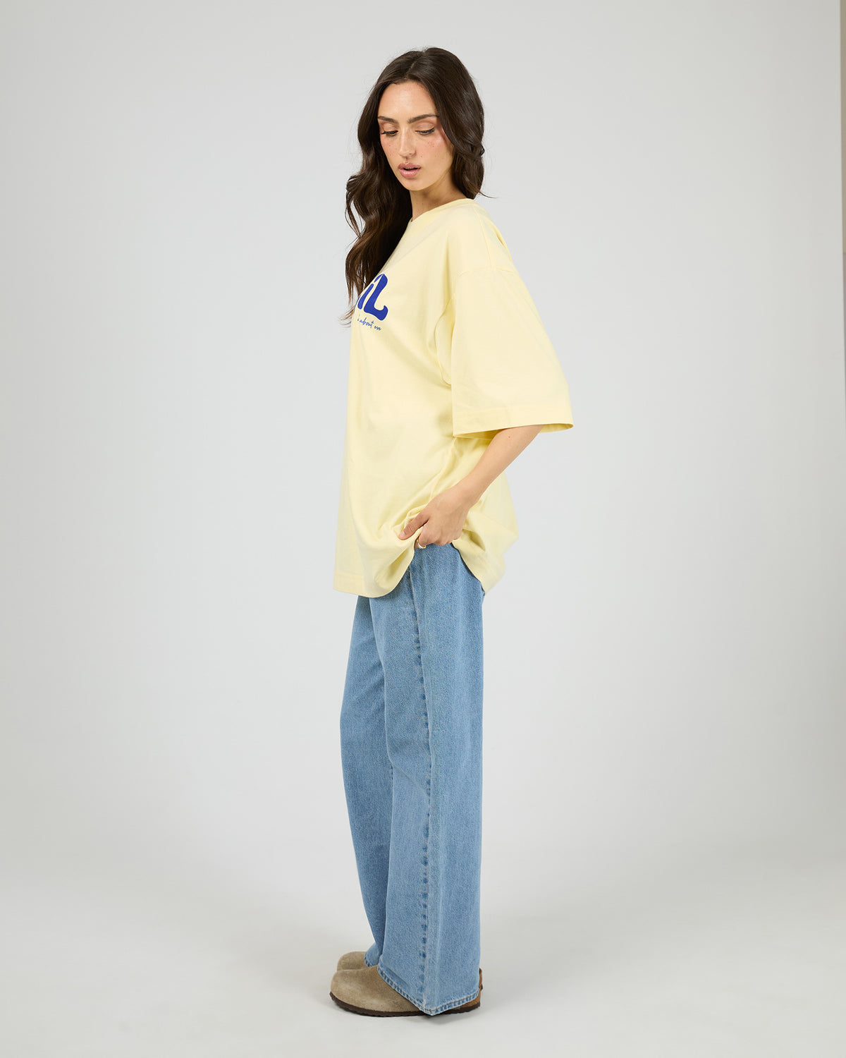 Soleil Oversized Tee Yellow