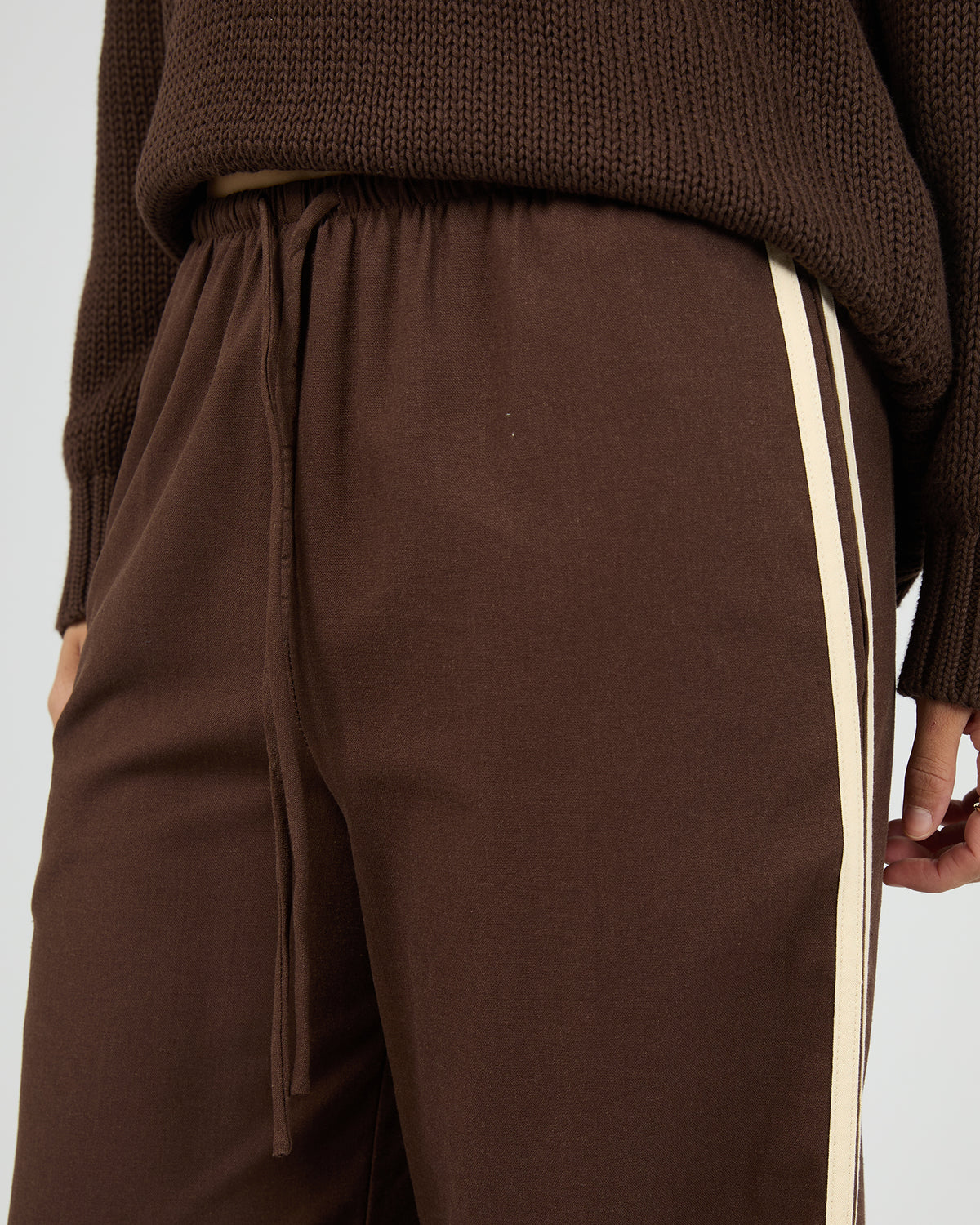 West Coast Stripe Pant Brown