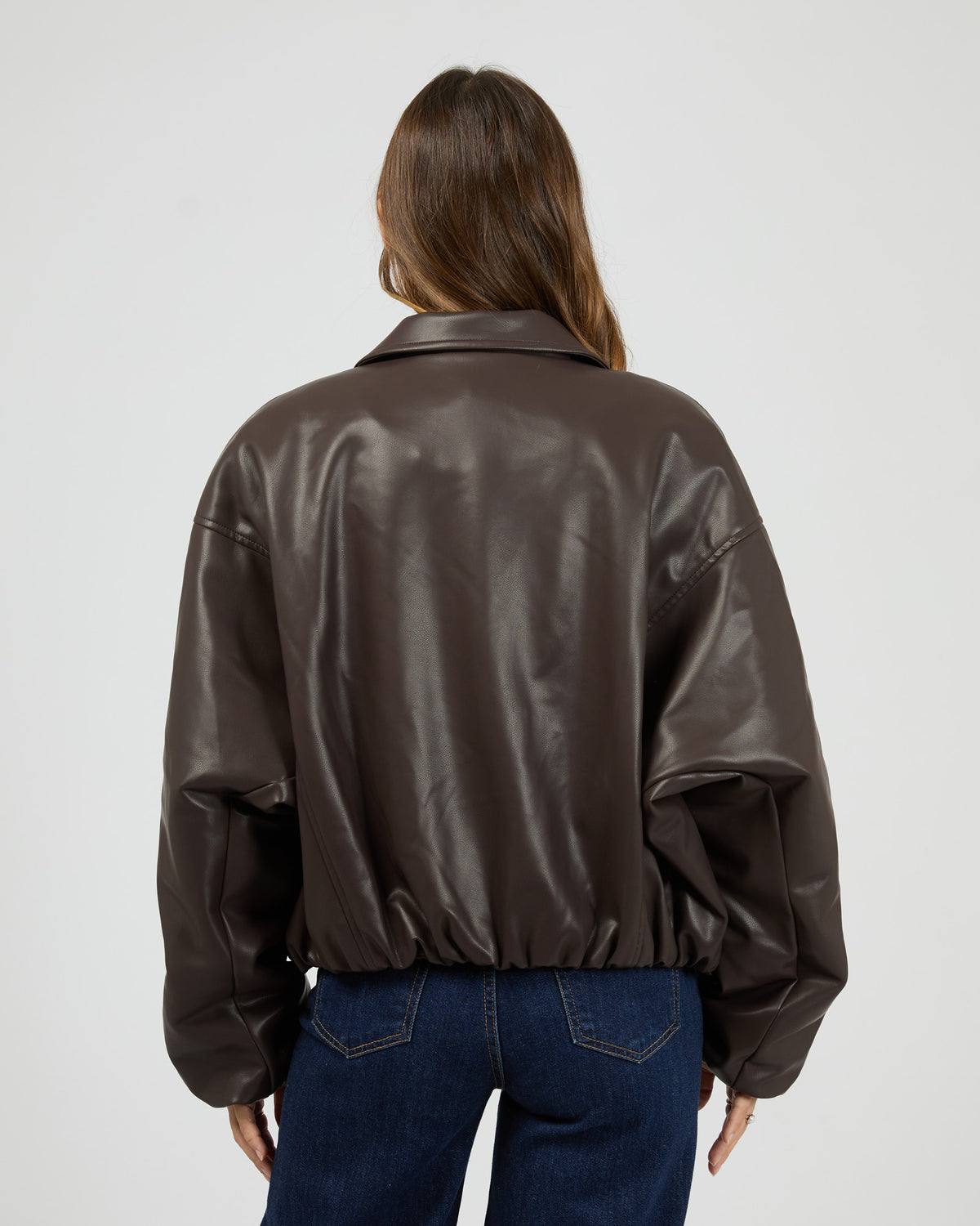 Carmen Pu Bomber Chocolate