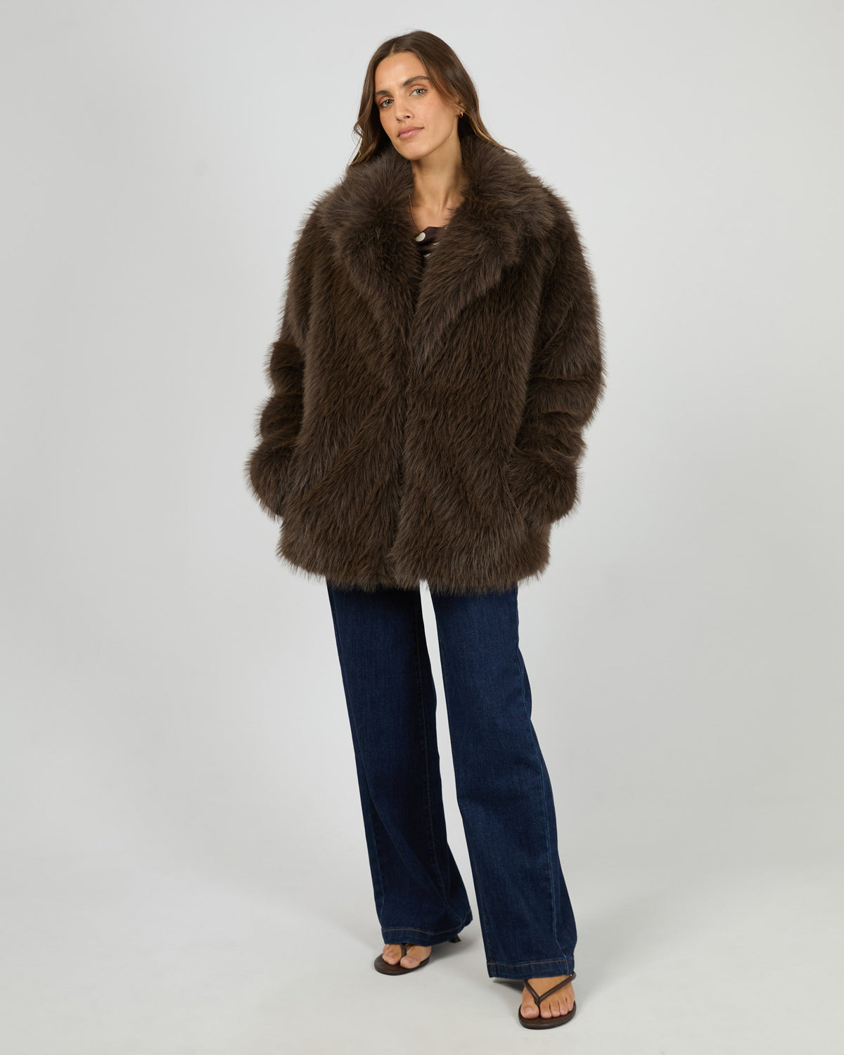 Brandy Fur Coat Chocolate