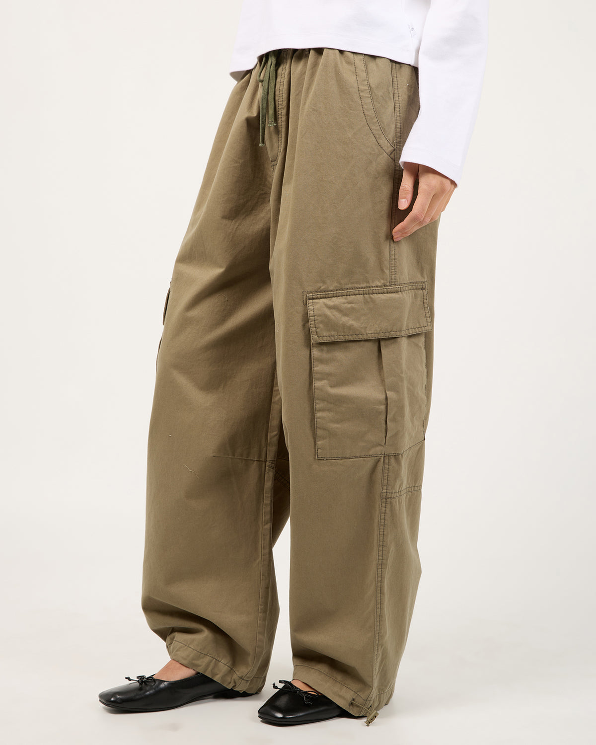 Leo Cargo Pant Khaki