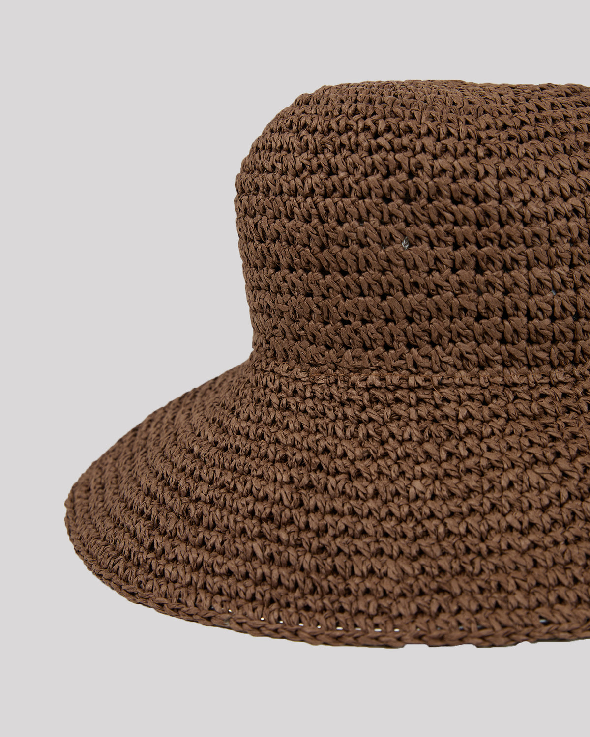 Freya Woven Bucket Brown