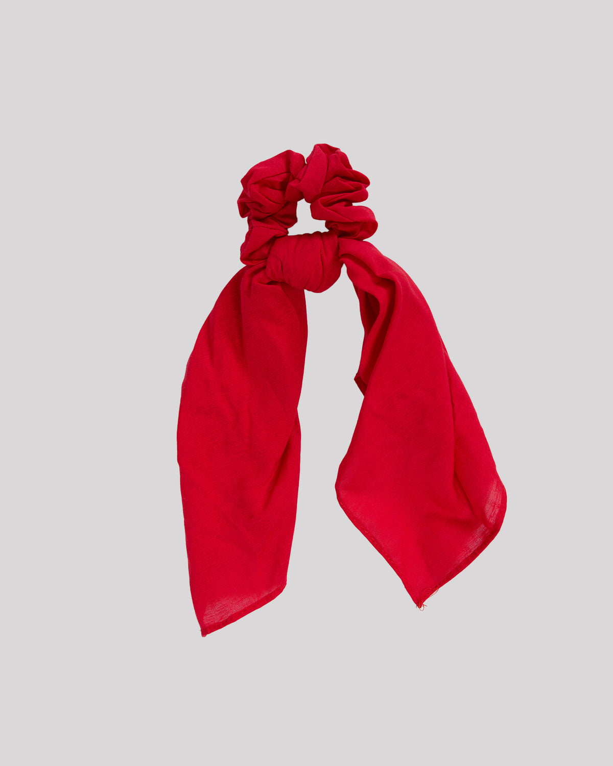 Peppa Knot Scrunchie Red