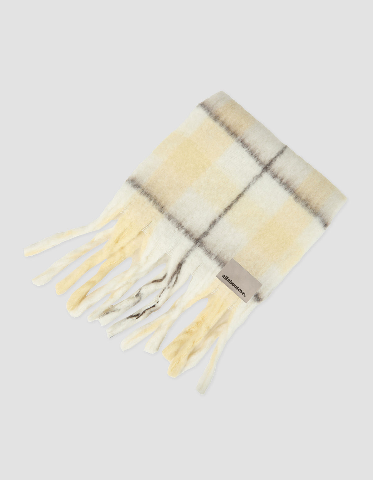 Fields Tassel Scarf Yellow