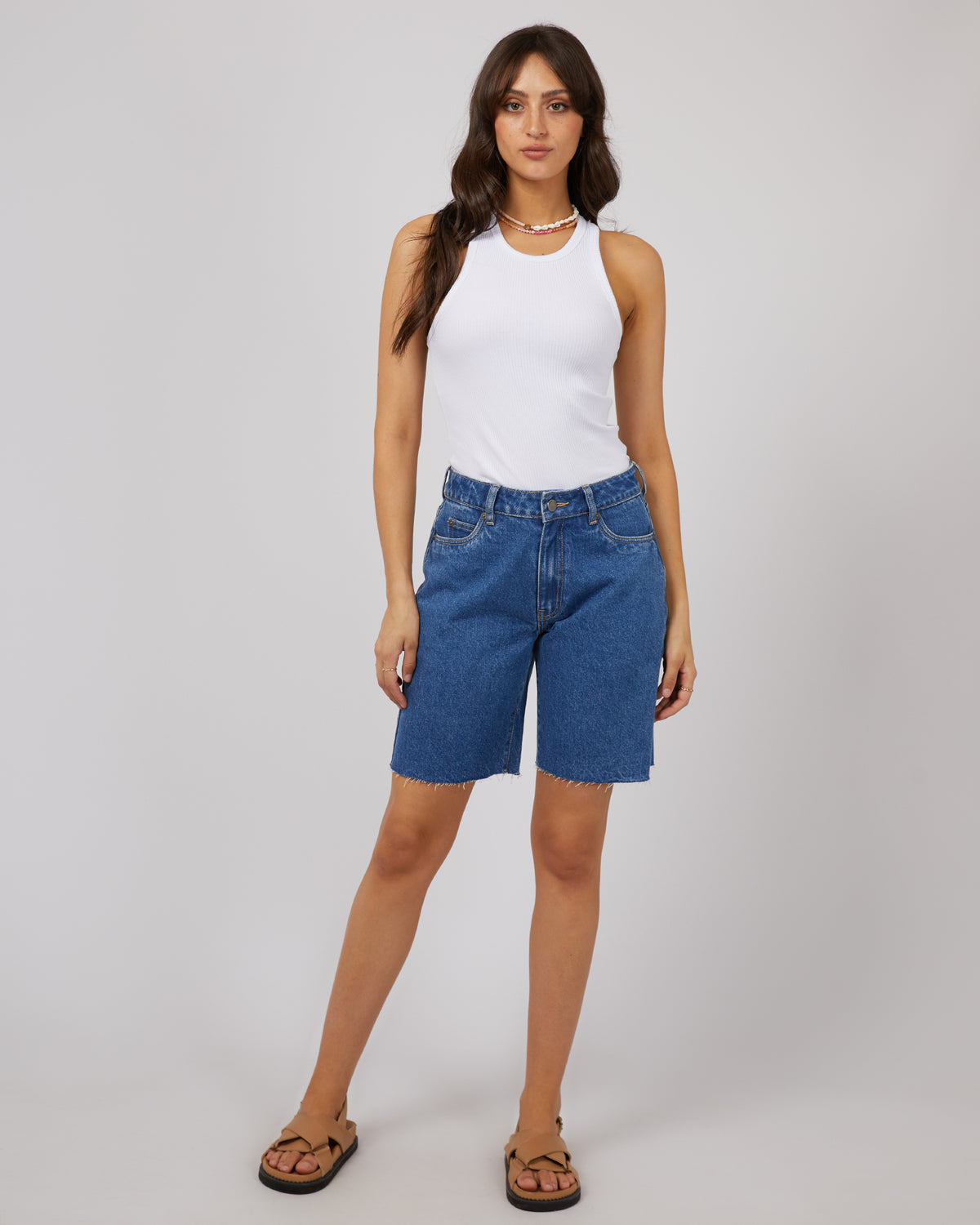 Lexie Denim Jort Heritage Blue