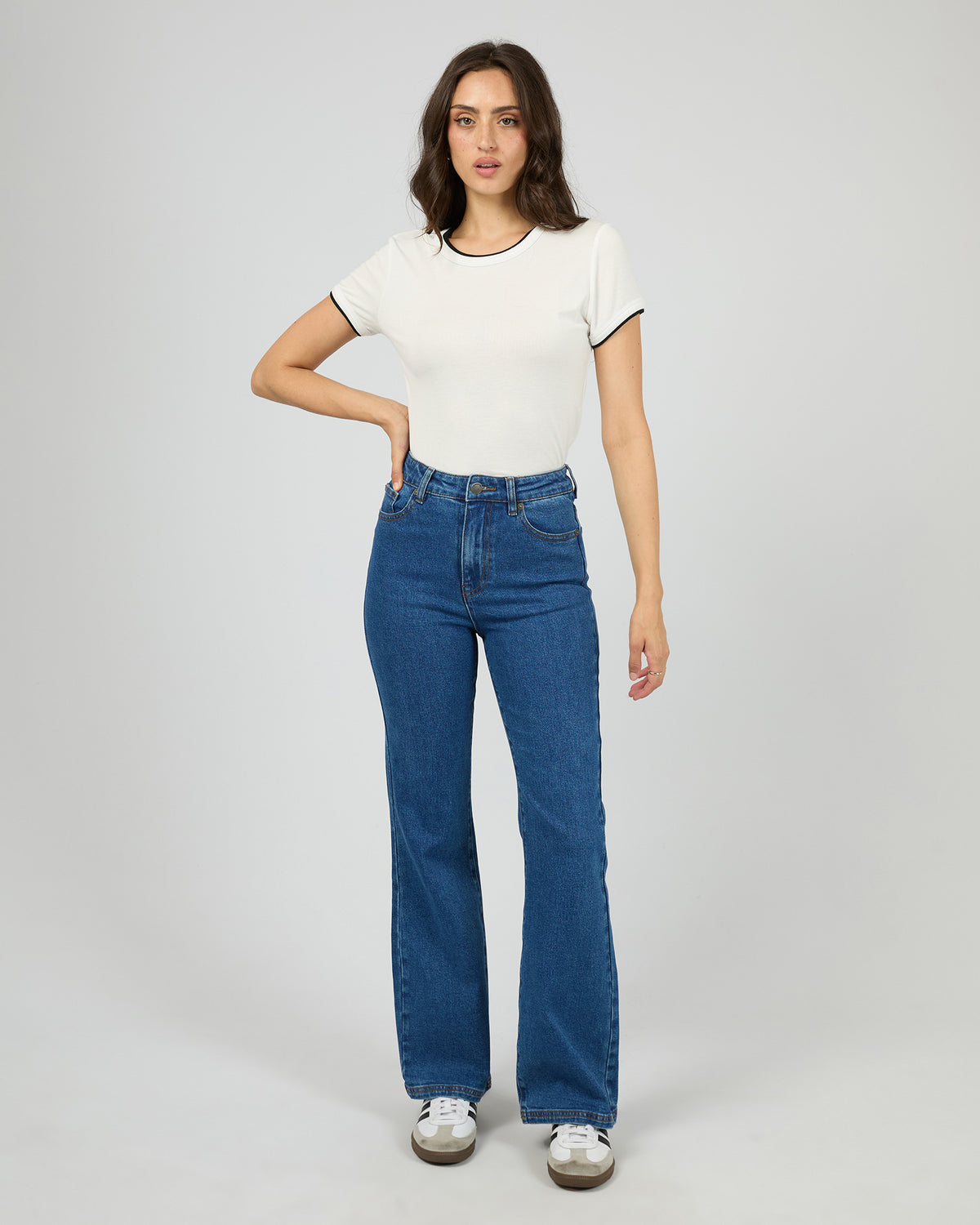 Tia Flare Jean Heritage Blue