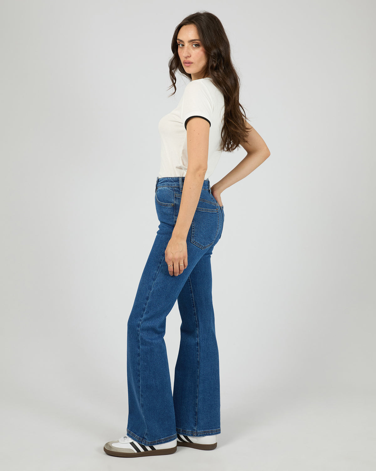 Tia Flare Jean Heritage Blue