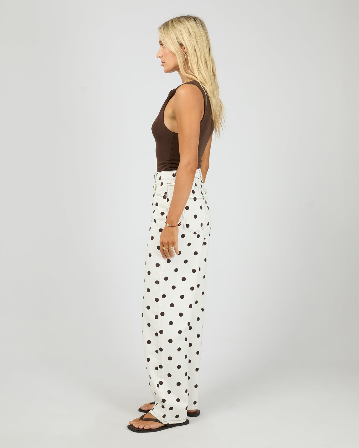 Zia Relaxed Straight - Polka Dot Spot
