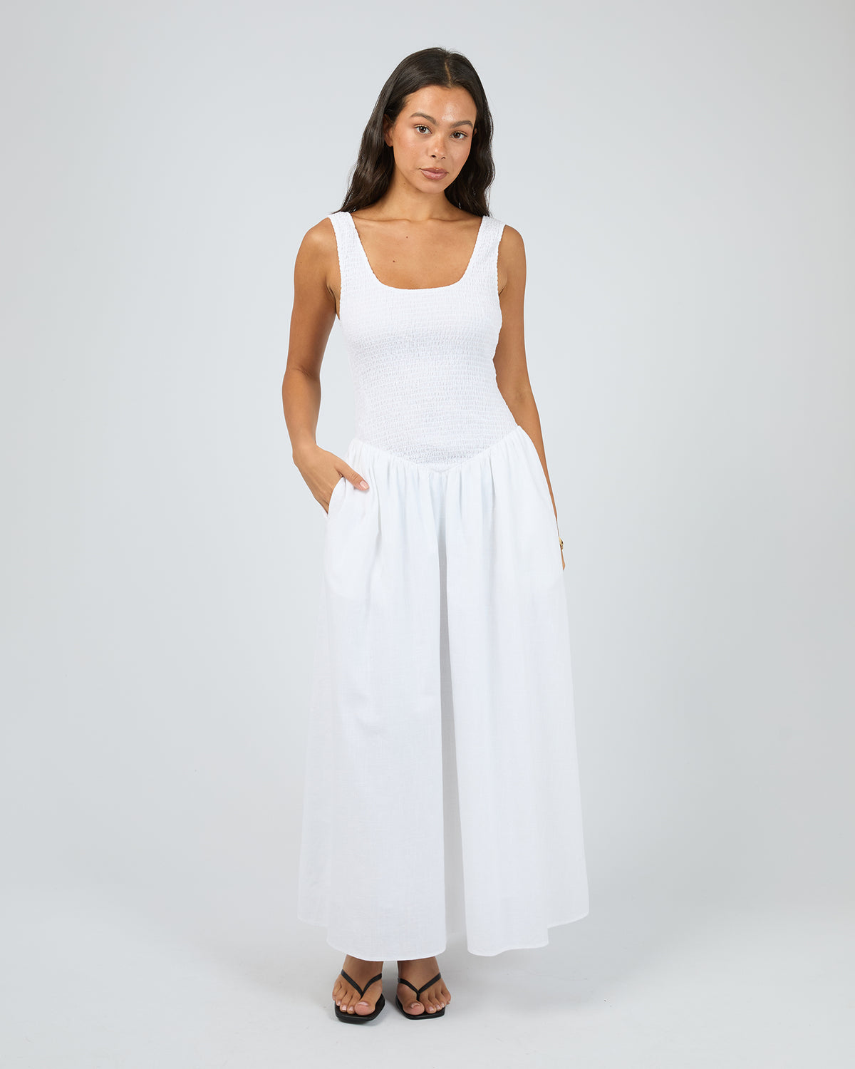 Essential Maxi Dress White