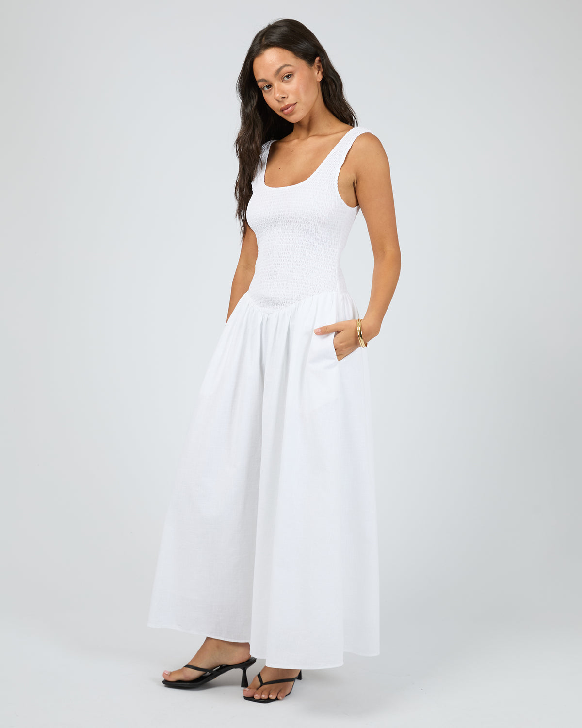 Essential Maxi Dress White