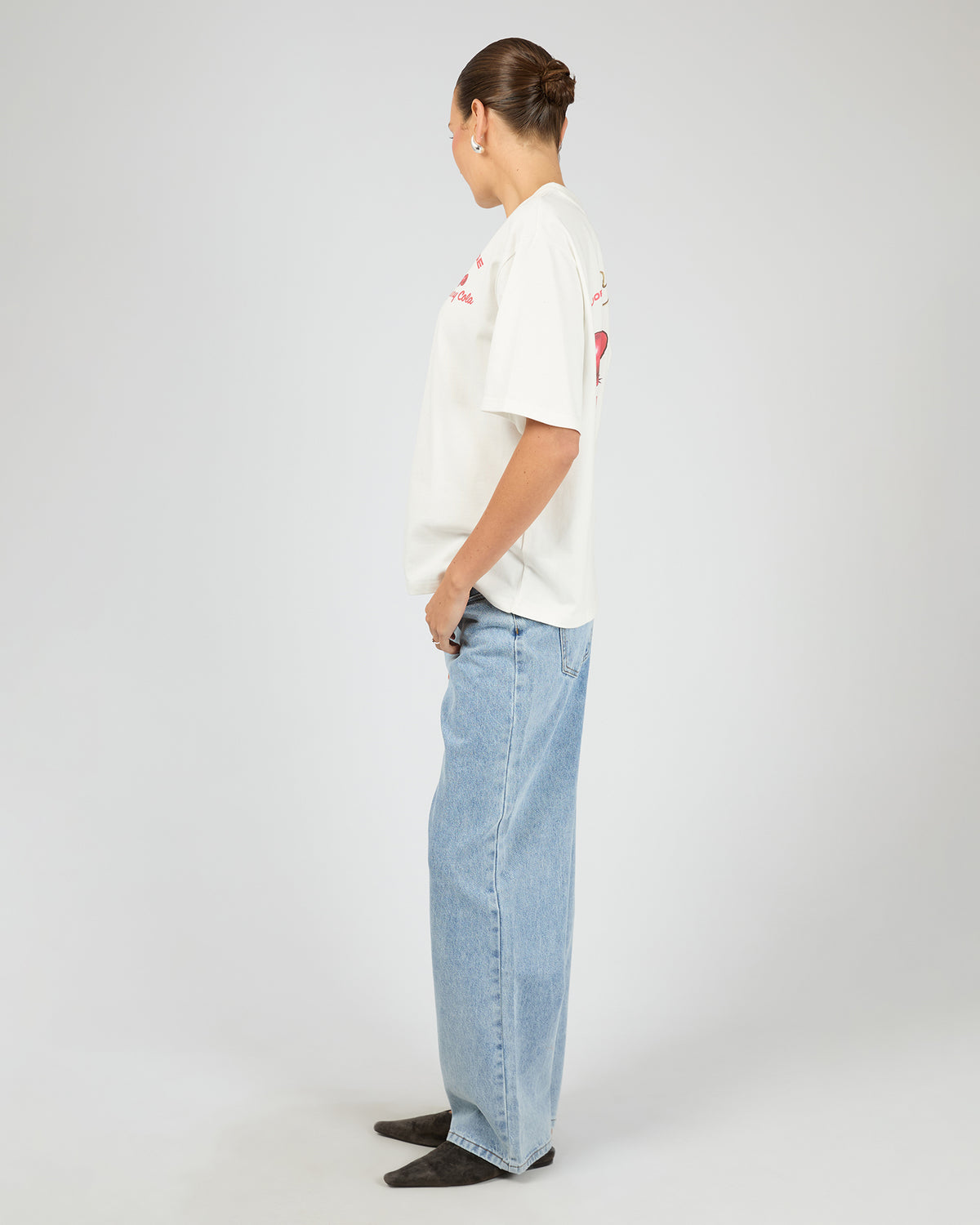 Cherry Cola Tee Vintage White