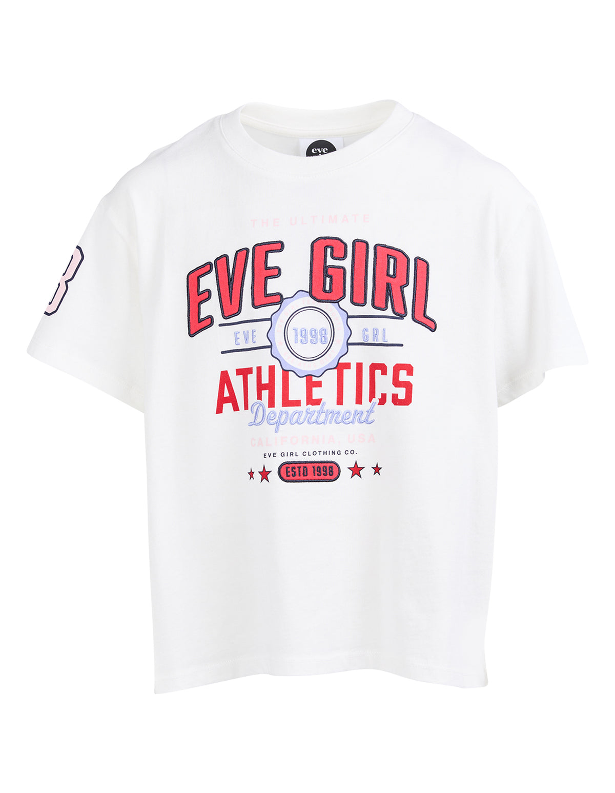 Kids Aths Department Tee Vintage White