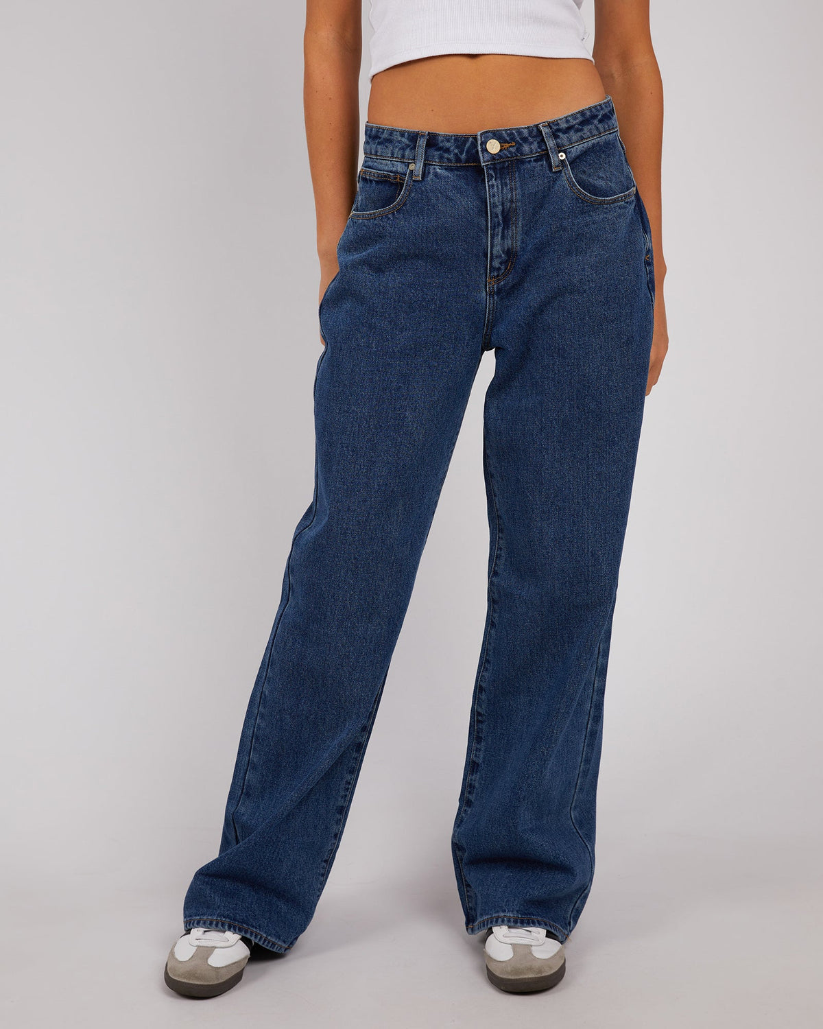A Brand-95 Baggy Bella Jean Mid Blue-Edge Clothing