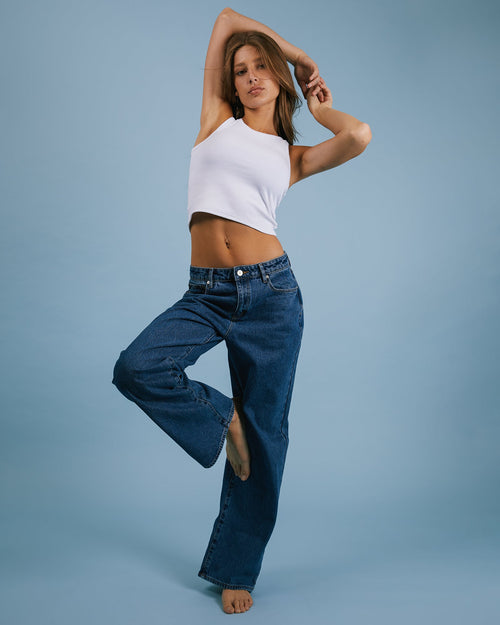 A Brand-95 Baggy Bella Jean Mid Blue-Edge Clothing