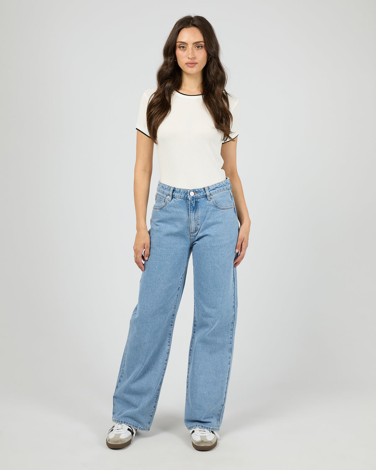 95 Baggy Gigi Jean Mid Blue
