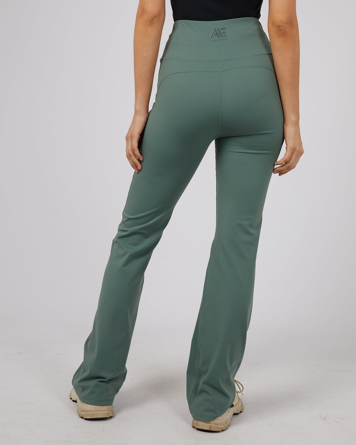 All About Eve-Active Flare Legging Green-Edge Clothing