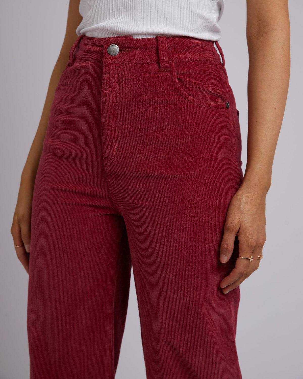 All About Eve-Camilla Cord Pant Port-Edge Clothing