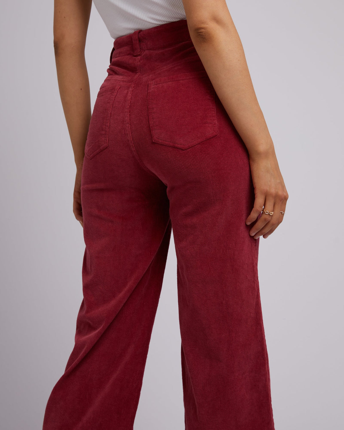 All About Eve-Camilla Cord Pant Port-Edge Clothing