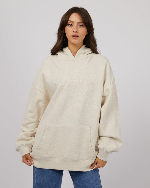 All About Eve-Classic Hoodie Oatmeal-Edge Clothing