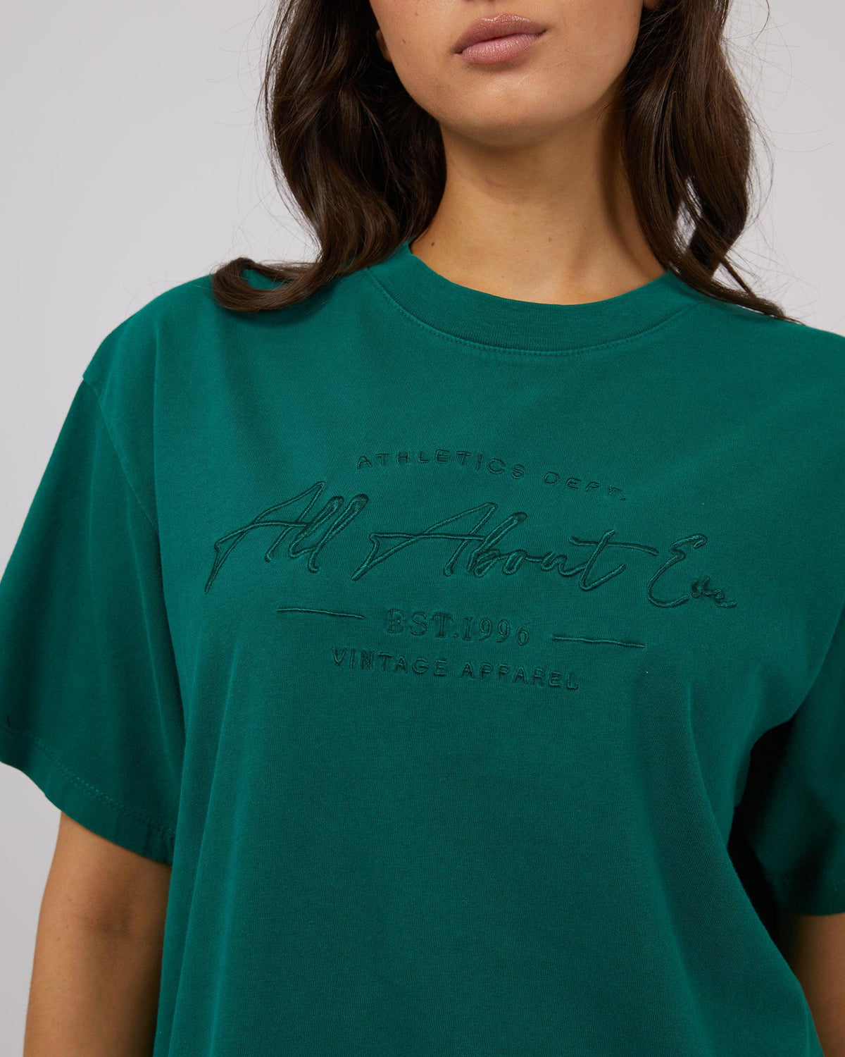 All About Eve-Classic Tee Emerald-Edge Clothing