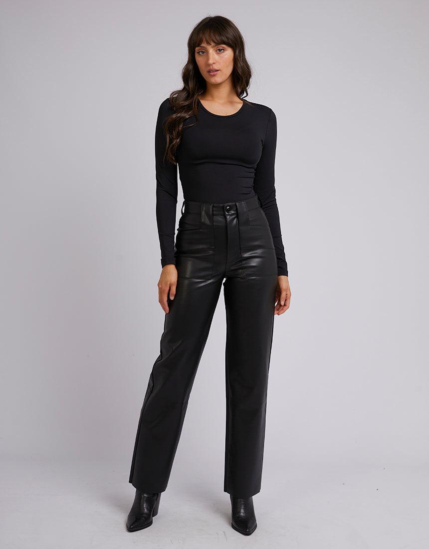 All About Eve-Eve Staple Long Sleeve Black-Edge Clothing