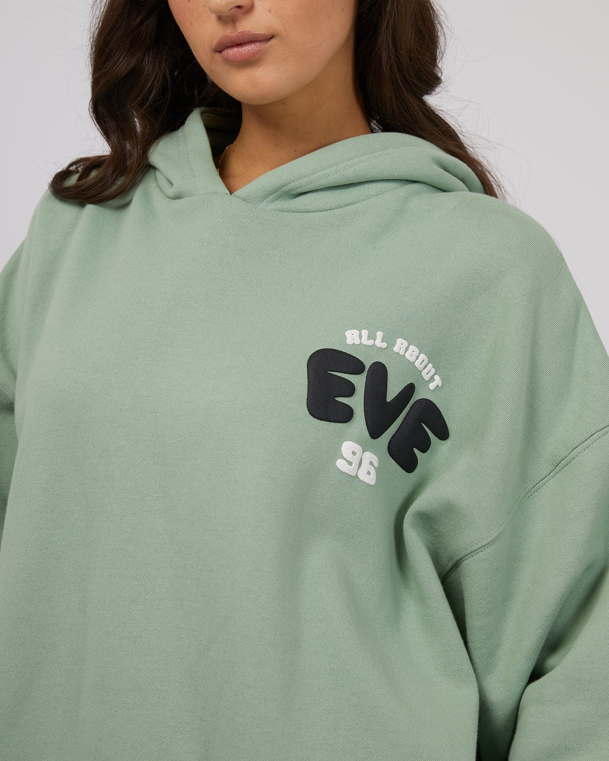 All About Eve-Exhale Hoodie Sage-Edge Clothing