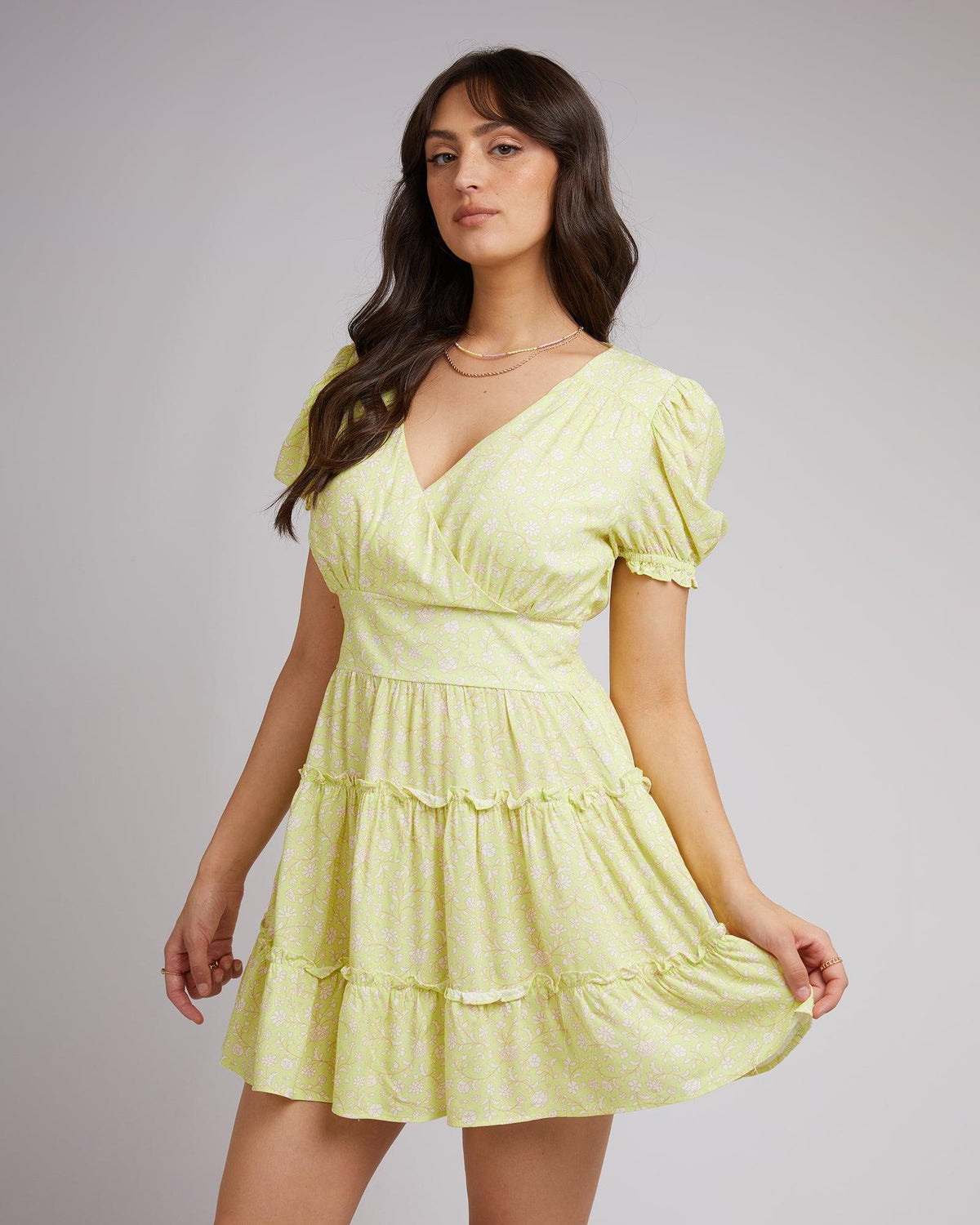 All About Eve-Leni Print Mini Dress-Edge Clothing