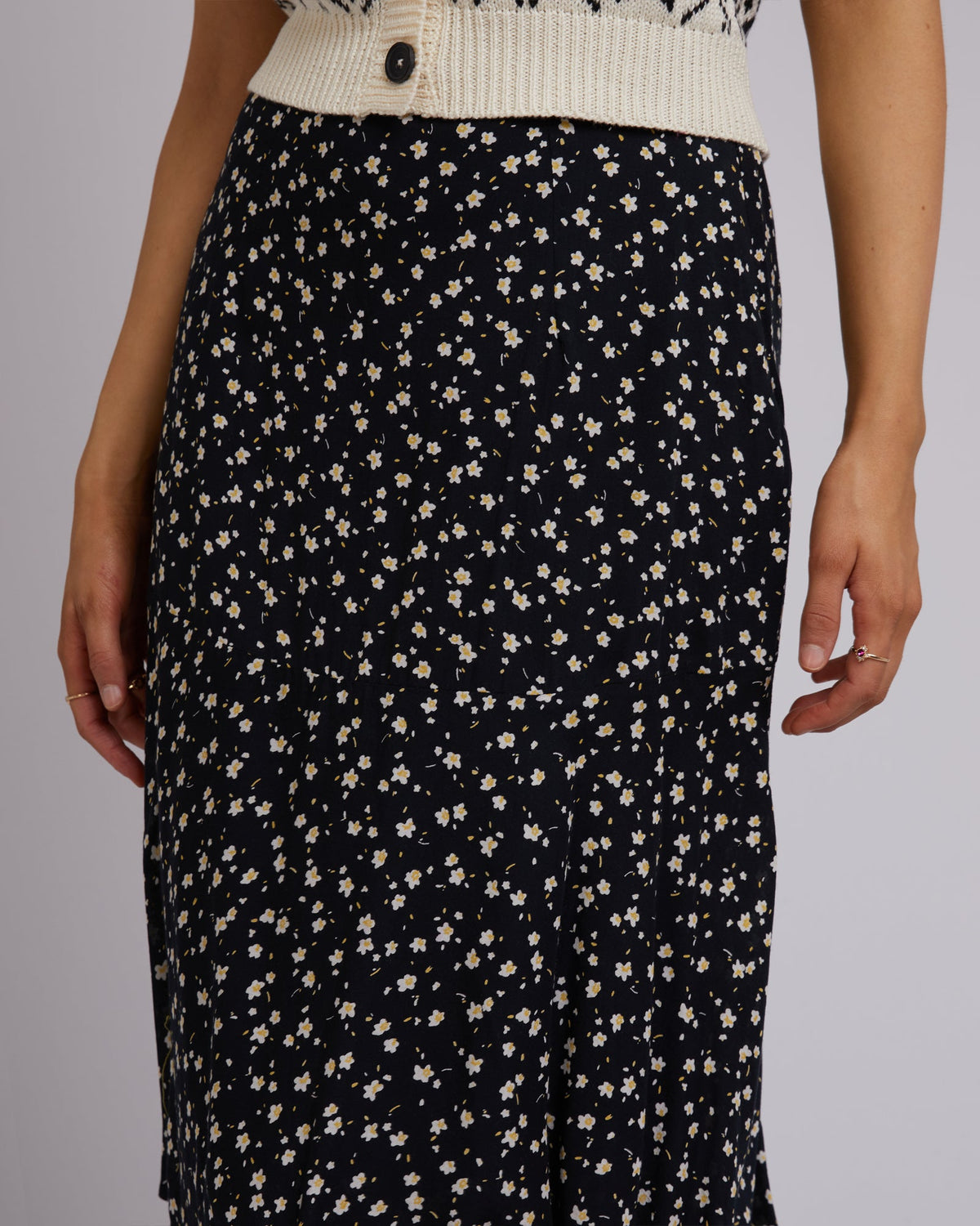All About Eve-Lily Floral Print Maxi Skirt-Edge Clothing