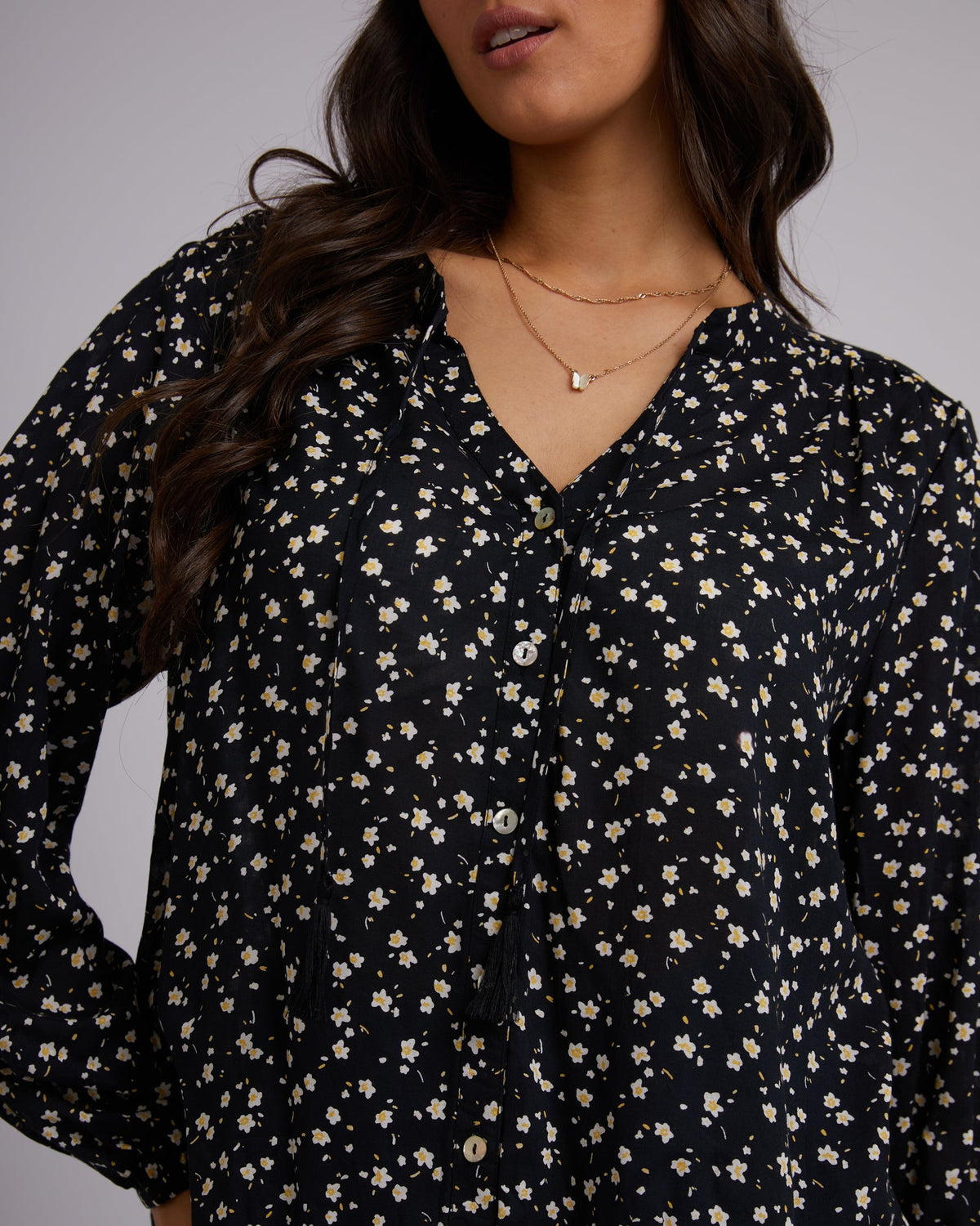 All About Eve-Lily Floral Print Shirt-Edge Clothing