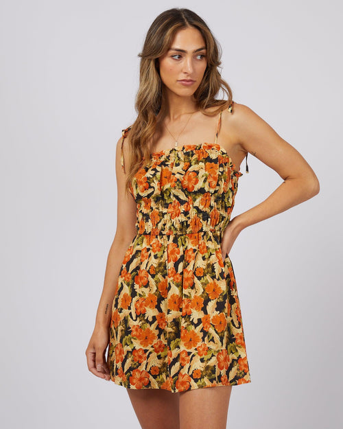 All About Eve-Margot Floral Print Mini Dress-Edge Clothing