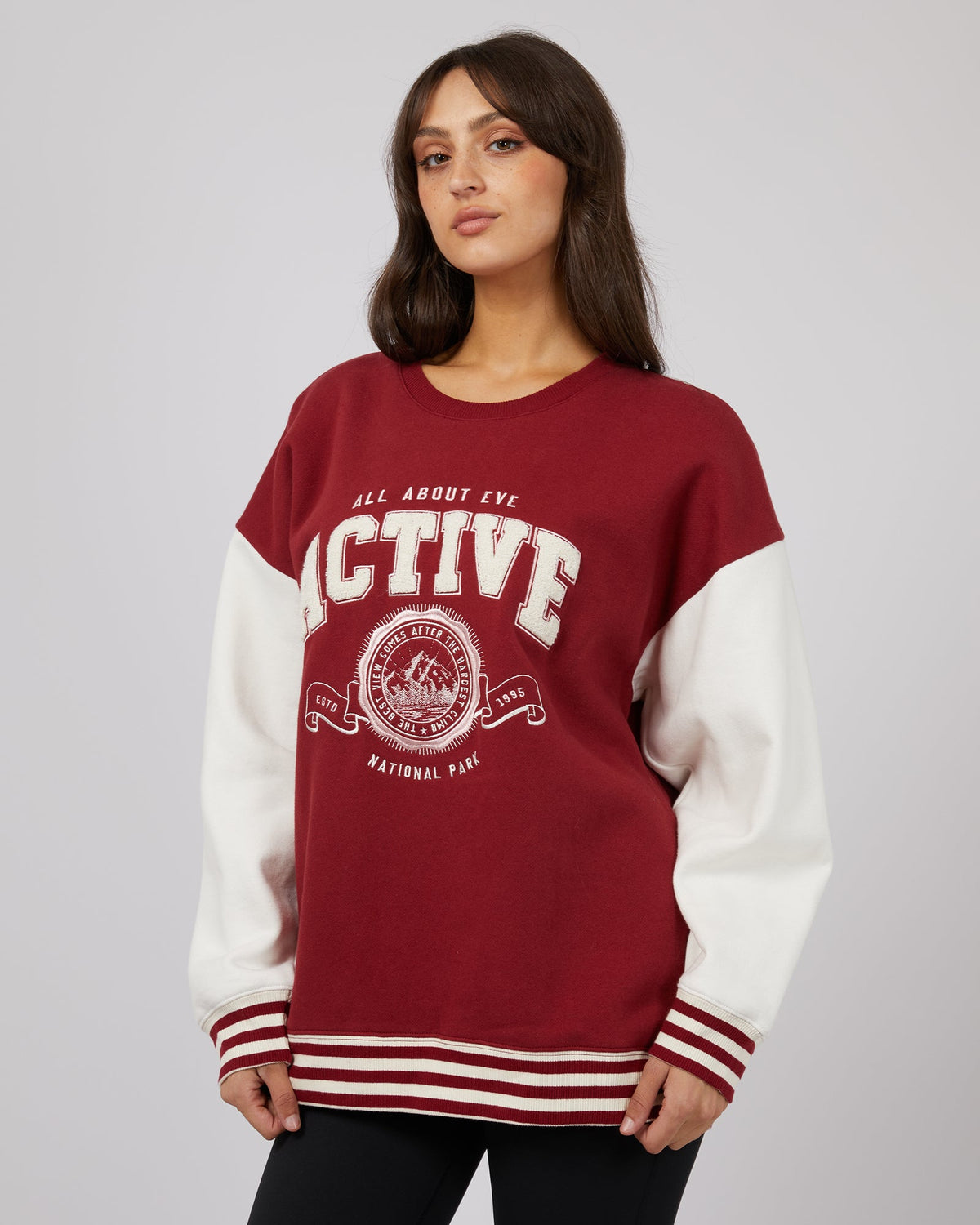 All About Eve-National Contrast Crew Port-Edge Clothing