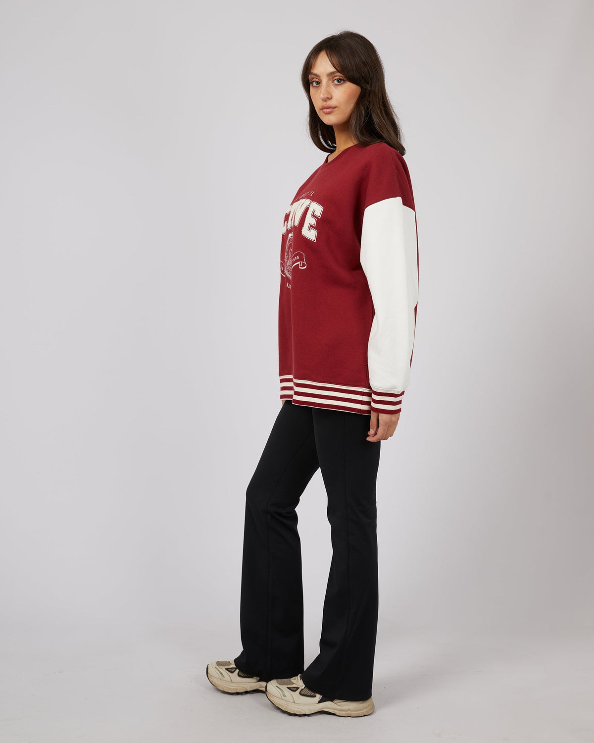 All About Eve-National Contrast Crew Port-Edge Clothing