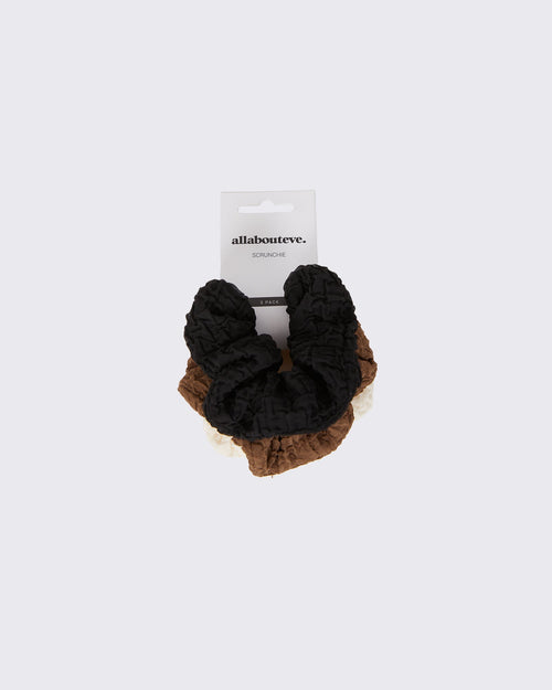 All About Eve-Pipa Scrunchie 3 Pack-Edge Clothing