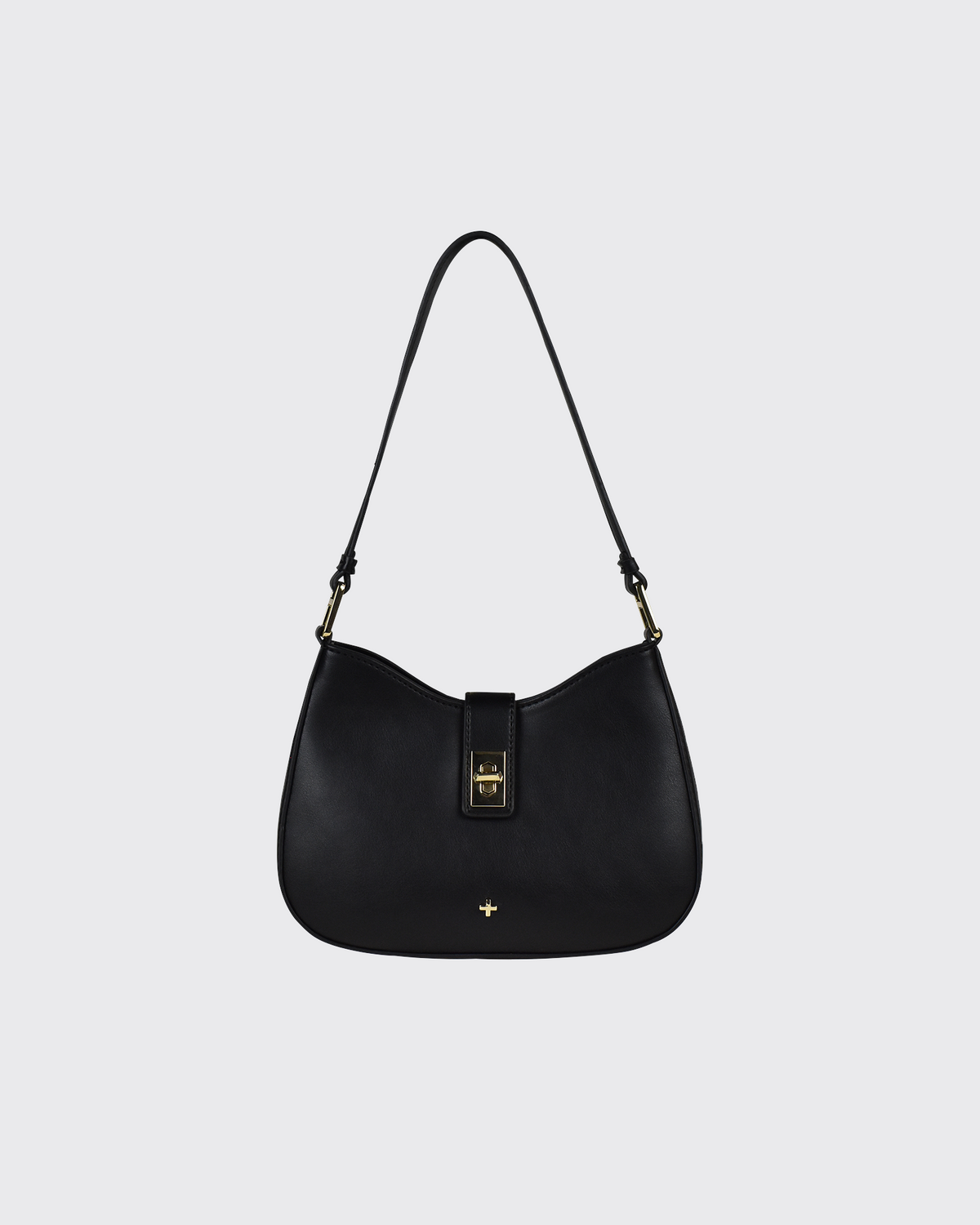 Cherie Shoulder Bag With Turnlock Black